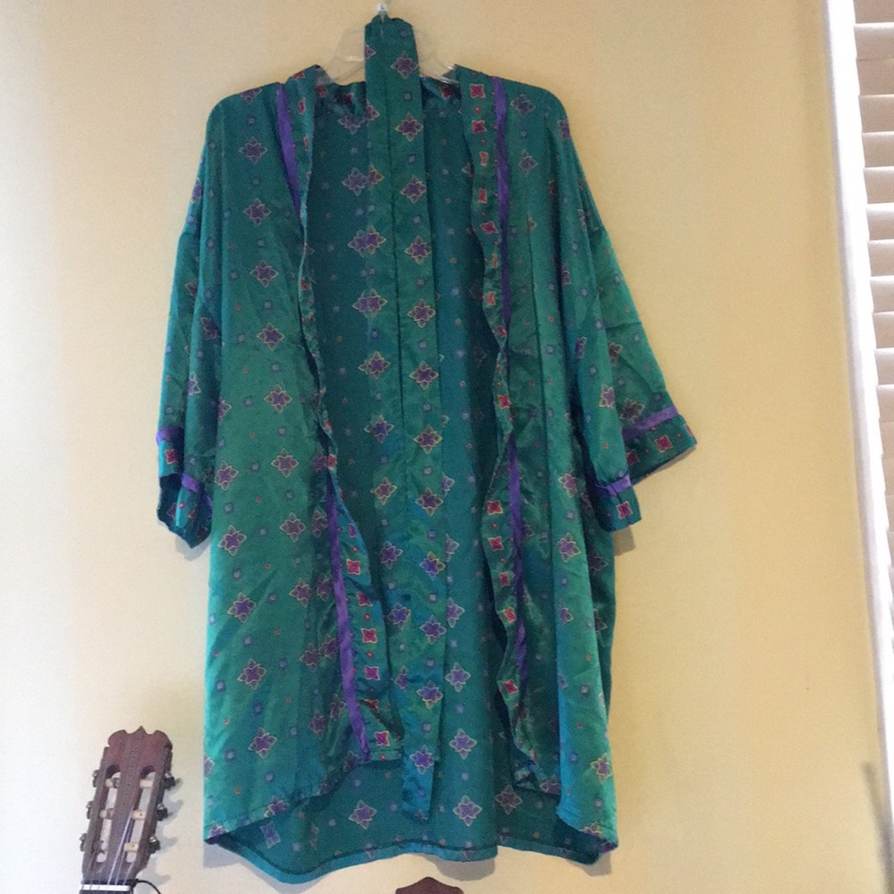 Kathryn silk bathrobe